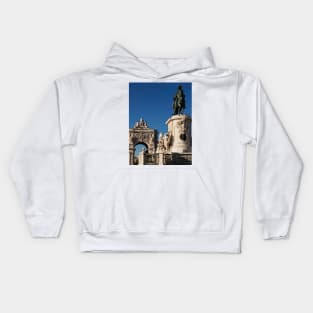 Statue Of The Marquis Of Pombal - 1 © Kids Hoodie